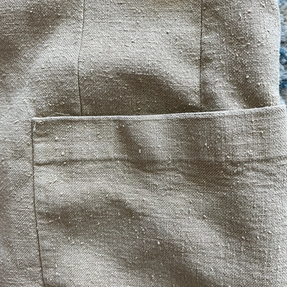 Christian dior tan blazer fabric with silk lining designer great condition